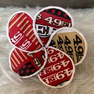 49er's Hair Flower Pick